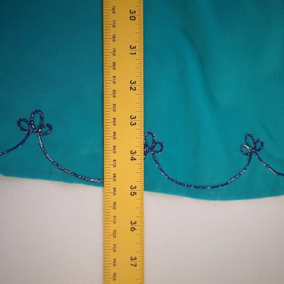 Moda International Ladies Size XL Teal & Purple Beach Coverup - Picture 9 of 9